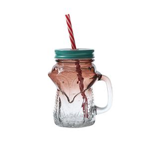 Glass mason jar, 70mm dia.x 134mm h