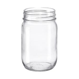 Clear glass mayo jar, 76mm dia.x 124mm h Clear glass mayo jar, 76mm dia.x 124mm h