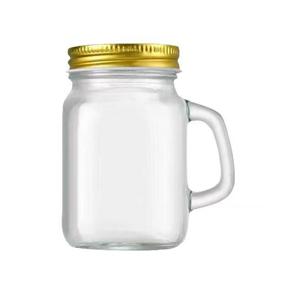 Glass mason jar, 75mm dia.x 125mm h