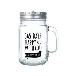 Glass mug with handle, 77mm dia.x 132mm h Glass mug with handle, 77mm dia.x 132mm h