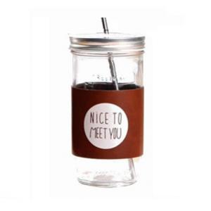 Glass mason jar, 85mm dia.x 170mm h