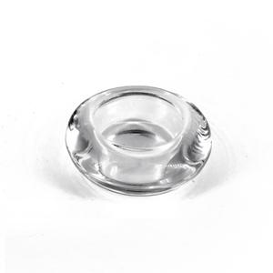 Clear tealight holder, 68mm dia.x 26mm h