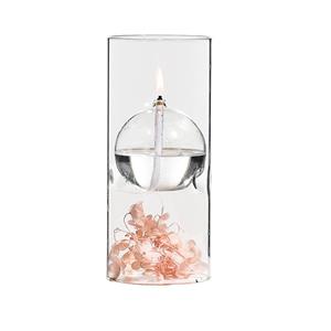 Glass oil burner, 80mm dia.x 150mm h