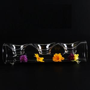 Glass candle holder, 85mm dia.x 250mm h Glass candle holder, 85mm dia.x 250mm h