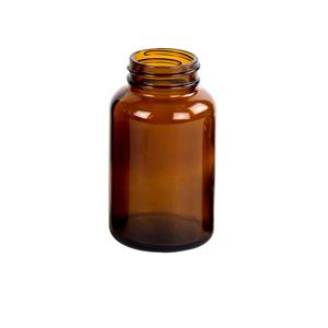Amber glass packer bottle, 50mm dia.x 87mm h