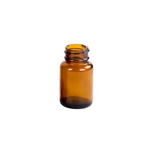 Amber glass packer bottle, 44mm dia.x 75mm h