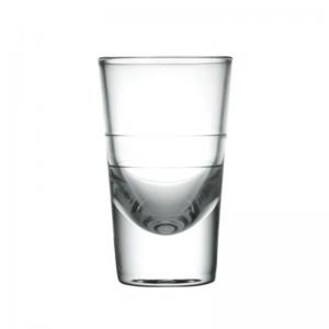 Shot glass, 43mm dia.x 97mm h Shot glass, 43mm dia.x 97mm h