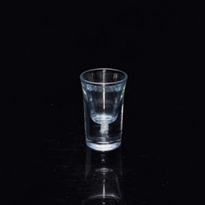 Shot glass, 45mm dia.x 70mm h