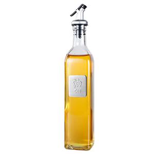 Square vinegar bottle, 57mm dia.x 269mm h Square vinegar bottle, 57mm dia.x 269mm h