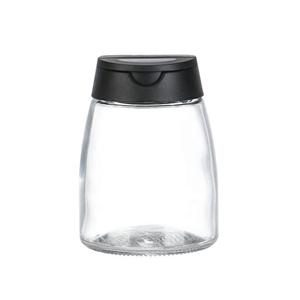 Spice glass bottle with flapper cap, 65mm dia.x 88mm h Spice glass bottle with flapper cap, 65mm dia.x 88mm h