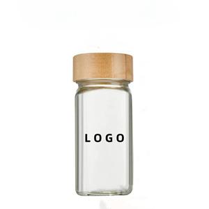 Glass spice jar 80ml 120ml 180ml 240ml spice bottles square spice jar