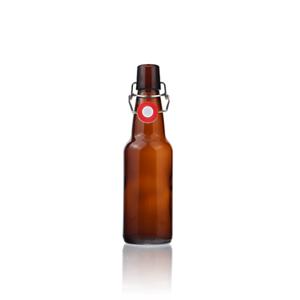 Swing top glass beer bottle 330ml, 64mm dia.x 222mm h