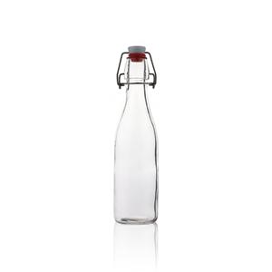 Swing top glass bottle, 63mm dia.x 251mm h Swing top glass bottle, 63mm dia.x 251mm h