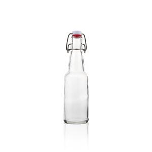Swing top glass bottle, 63mm dia.x 235mm h