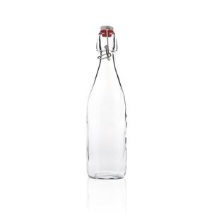 Swing top glass bottle, 65mm dia.x 273mm h Swing top glass bottle, 65mm dia.x 273mm h
