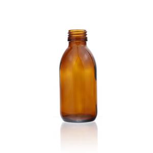 150ml amber syrup bottle, 51.5mm dia.x 123mm h
