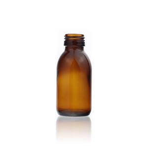 100ml amber syrup bottle, 46.5mm dia.x 105mm h