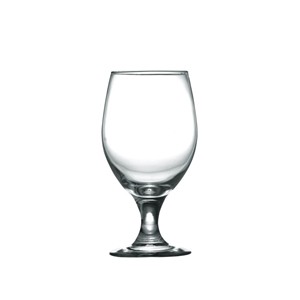 Glass red wine goblets, 75mm dia.x 165mm h