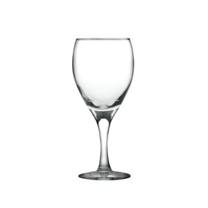 Glass red wine goblets, 72mm dia.x 186mm h