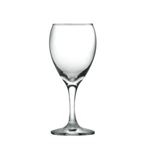 Glass red wine goblets, 65mm dia.x 160mm h