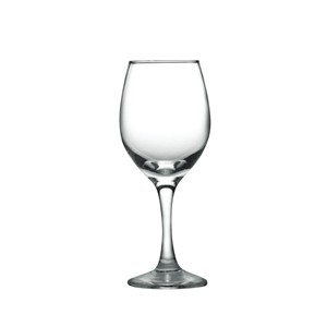 Glass red wine goblets, 70mm dia.x 200mm h
