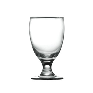 Glass red wine goblets, 68mm dia.x 133mm h
