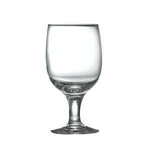 Glass red wine goblets, 68mm dia.x 153mm h