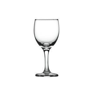 Glass red wine goblets, 58mm dia.x 143mm h