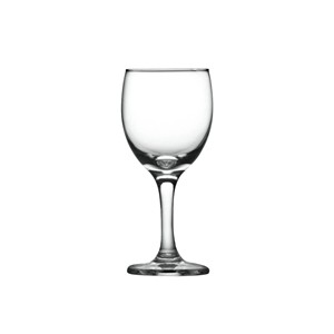 Glass red wine goblets, 58mm dia.x 143mm h