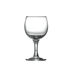 Glass red wine goblets, 60mm dia.x 129mm h