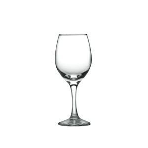 Glass red wine goblets, 81mm dia.x 227mm h