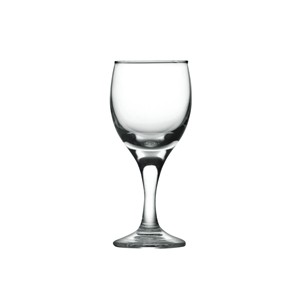 Glass red wine goblets, 55mm dia.x 134mm h