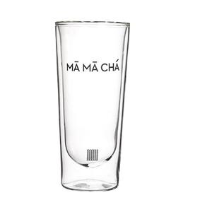 Double walled beer glass, 84mm dia.x 186mm h