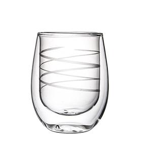 Double walled beer glass, 95mm dia.x 120mm h