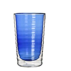 Double wall glass drinking, 80mm dia.x 130mm h Double wall glass drinking, 80mm dia.x 130mm h