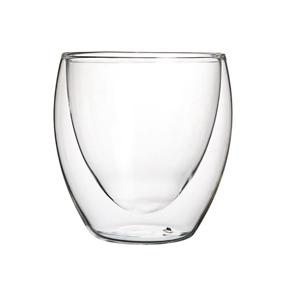Double walled beer glass, 88mm dia.x 93mm h