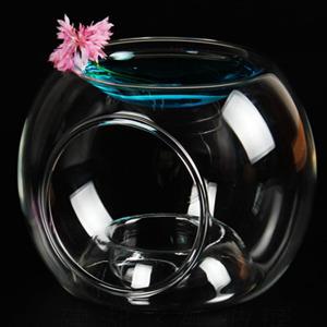 Glass oil burner, 120mm dia.x 95mm h
