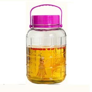 Glass carboys, 180mm dia.x 285mm h