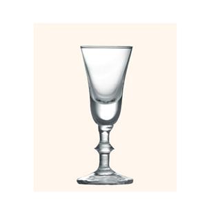 Glass chinese baijiu goblet, 46mm dia.x 111mm h