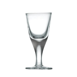 Glass chinese liquor glassware, 30mm dia.x 65mm h
