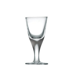 Glass cheiw glass cup, 30mm dia.x 65mm h