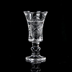 Glass cheiw stemware, 40mm dia.x 103mm h