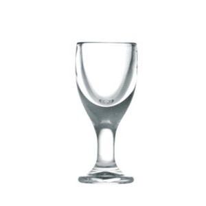 Glass chinese liquor glass cup, 20mm dia.x 64mm h