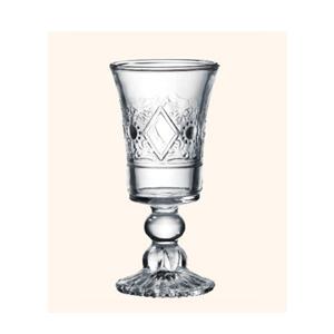 Daisy flower rattan high luxury glass water glass, 48mm dia.x 111mm h
