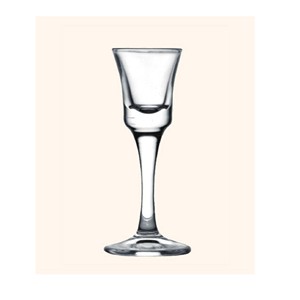 Glass chinese spirit goblet,