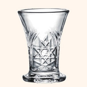 Glass baijiu glass cup, 45mm dia.x 74mm h