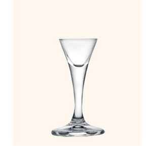 Glass chinese liquor goblet, 35mm dia.x 49mm h