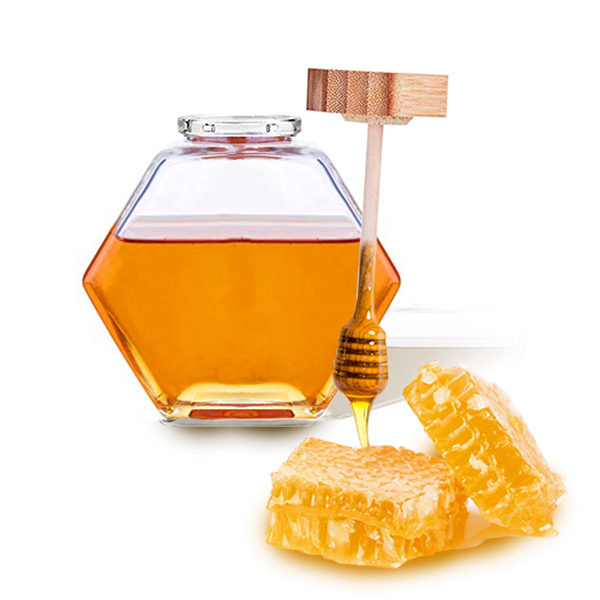 100ml Hexagonal Glass Jar