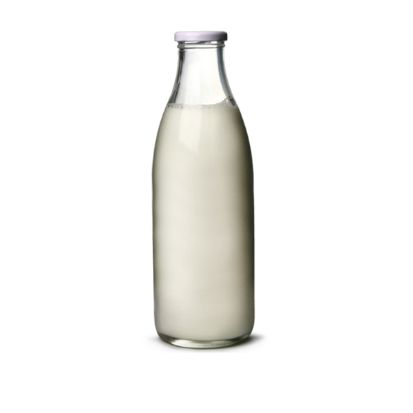 1000ml Traditional Milk Glass Bottle