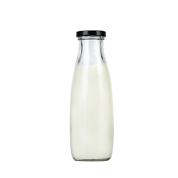 500ml Traditional Milk Glass Bottle